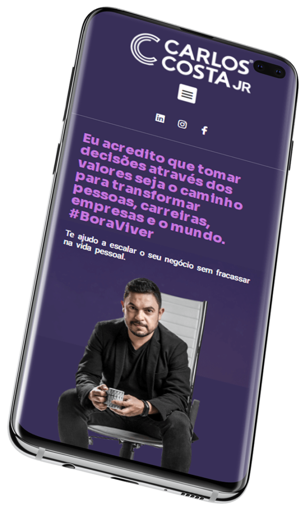 Portfólio Codex Site Carlos mobile
