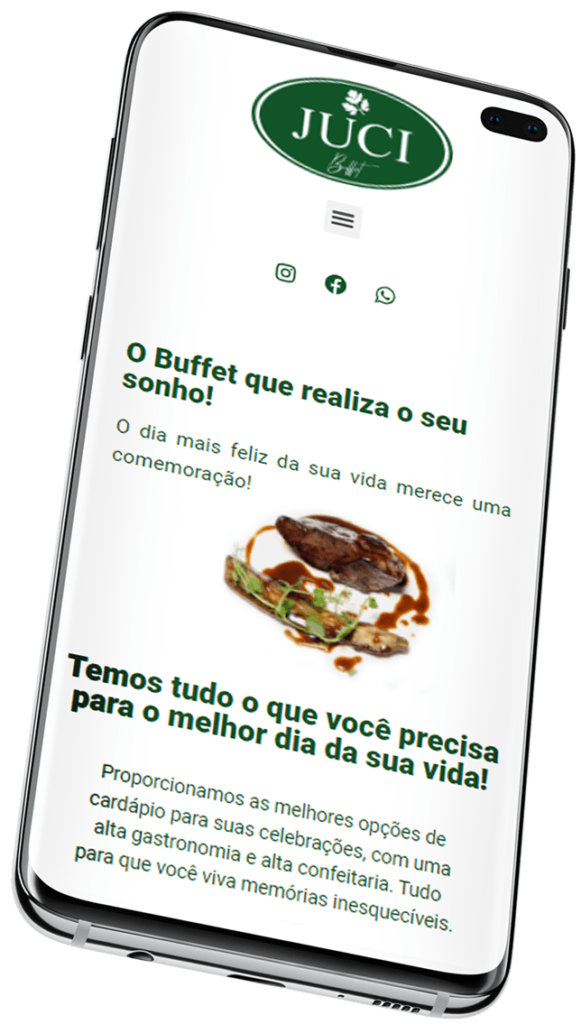 Portfólio Site Juci Buffet